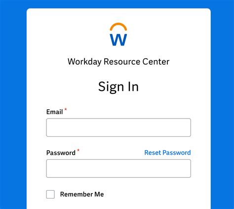 workday sign in my account